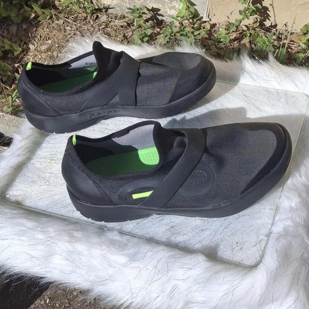 Oofos Oomg Fibre Low Post Exercise Active Recovery Slip-On Sneakers Men Size 12 - Picture 5 of 16